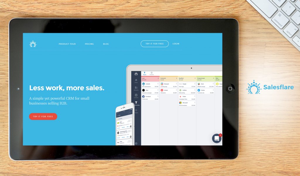 Salesflare Dashboard