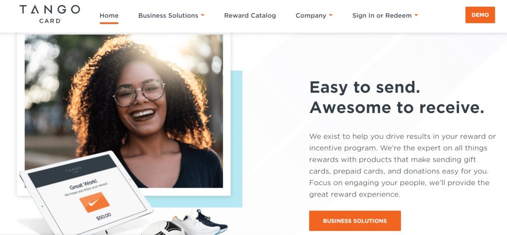 Tango Card Dashboard