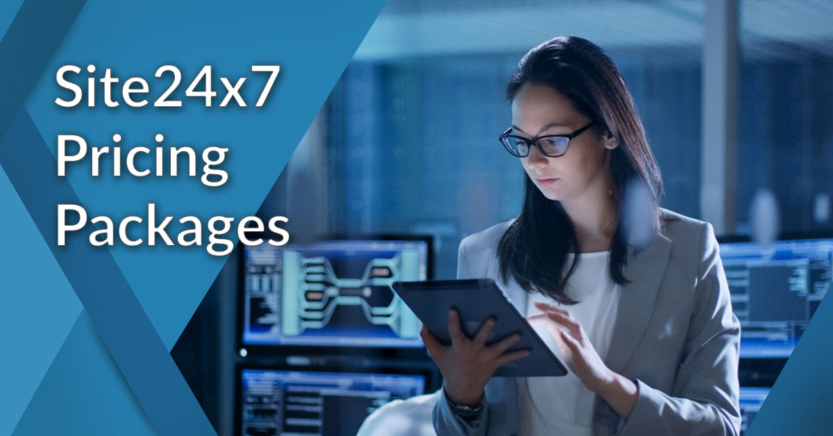Site24x7 pricing packages