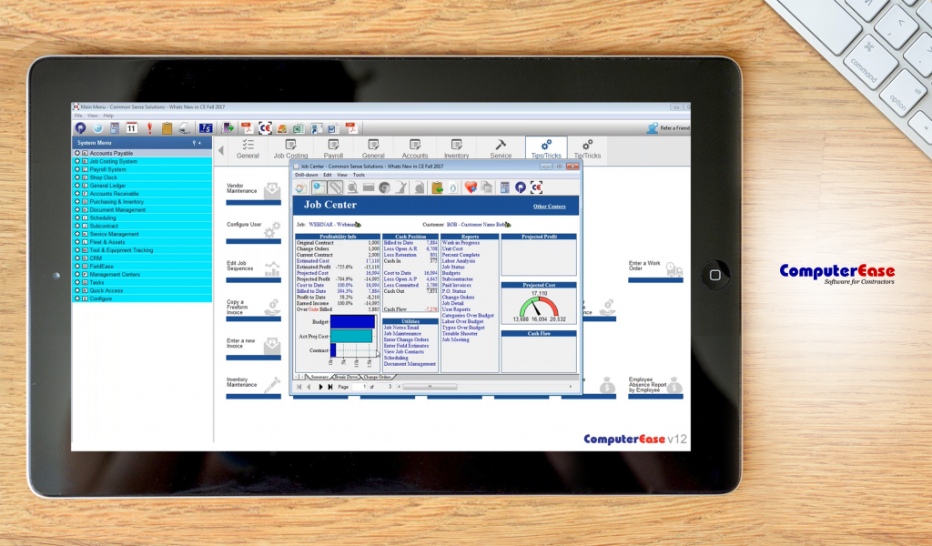 ComputerEase dashboard