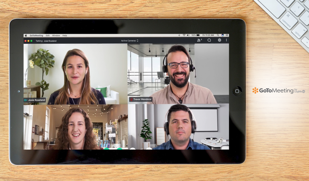 GoToMeeting dashboard