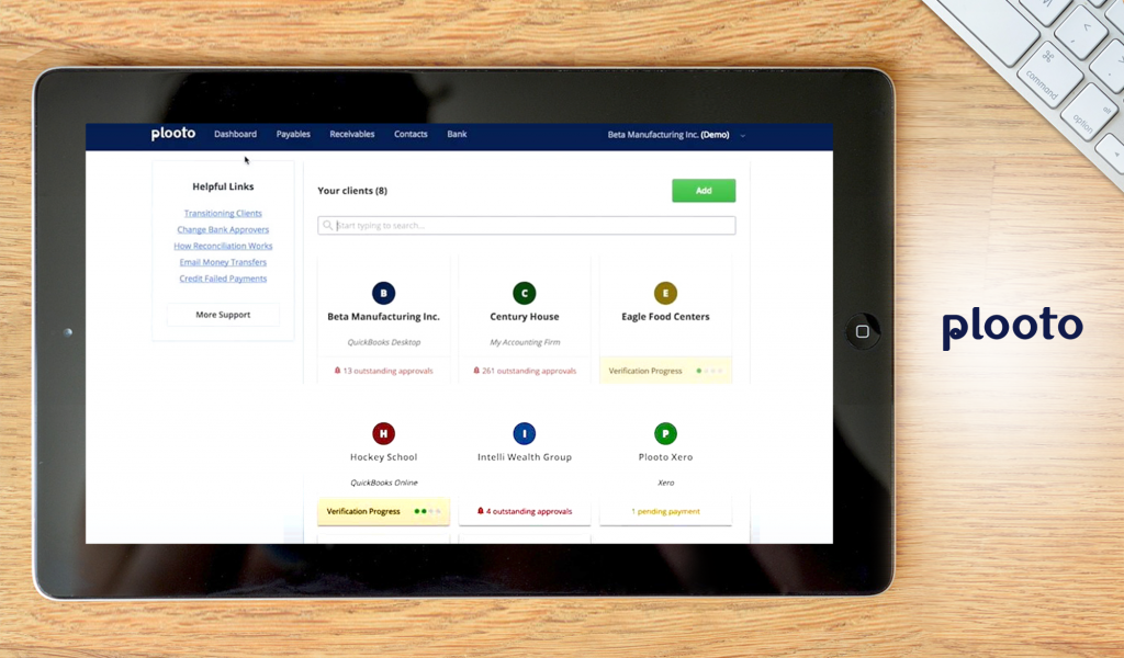 plooto dashboard