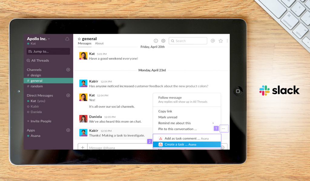 Slack Dashboard