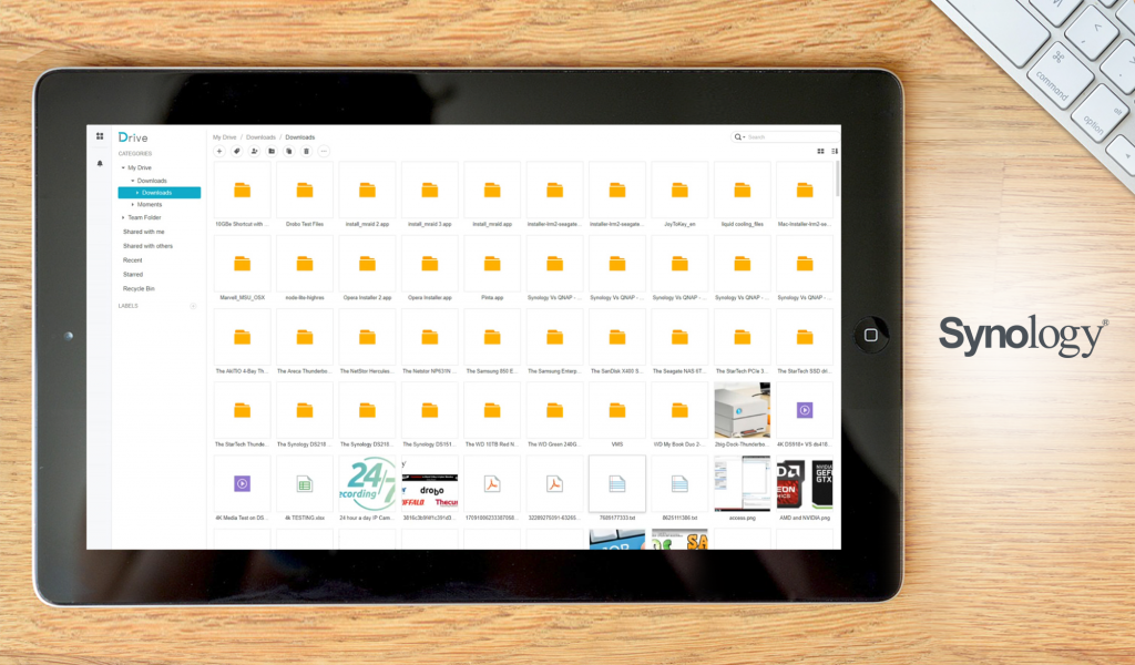 Synology Drive dashboard