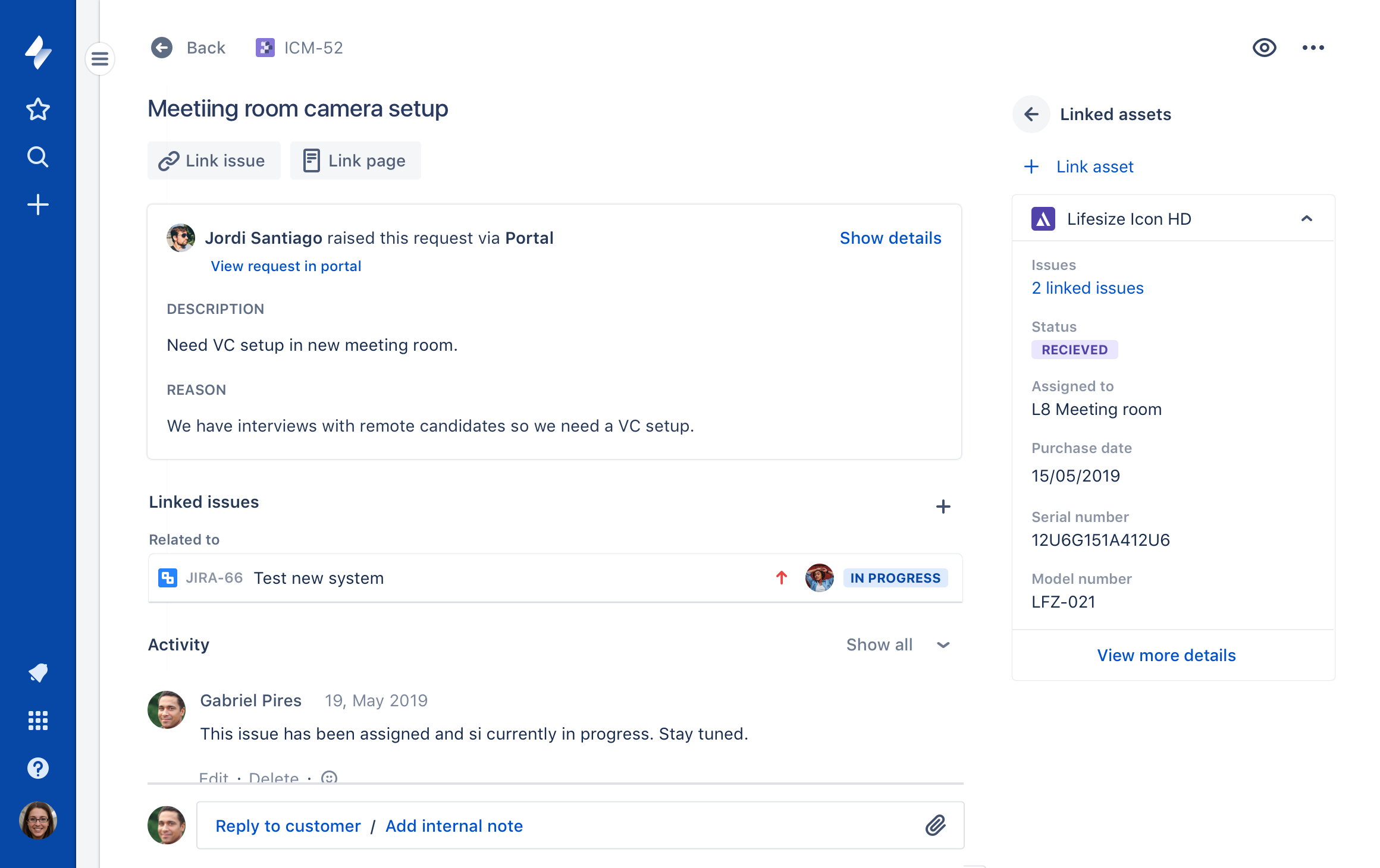 jira asset management