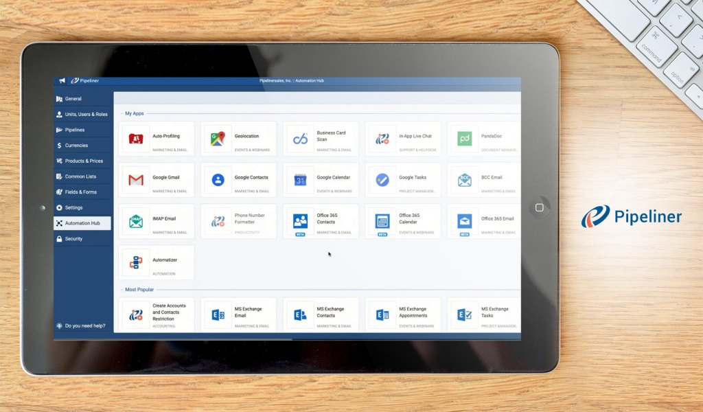 Pipeliner dashboard