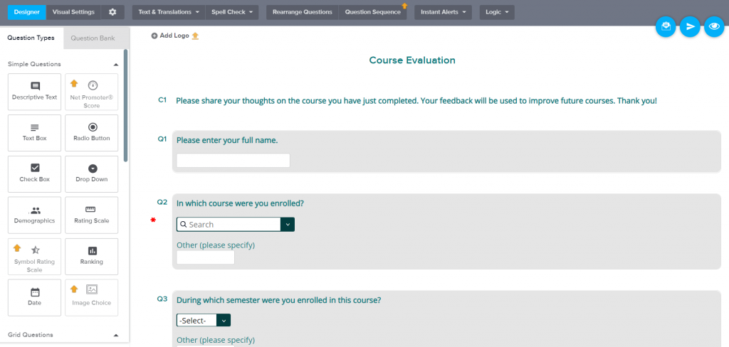 SoGoSurvey Free Plan Dashboard