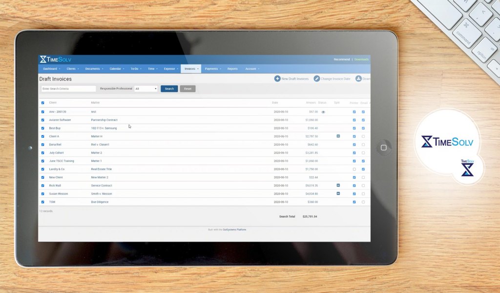 TimeSolv dashboard