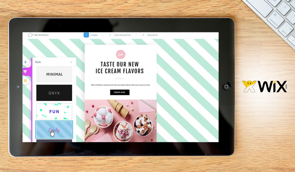 Wix Myshoutout dashboard