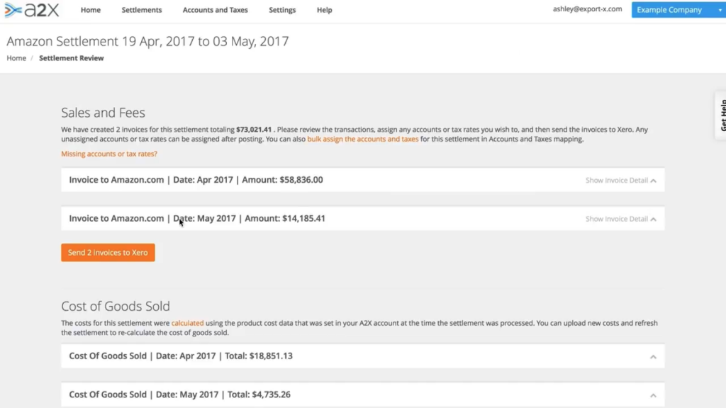 A2X for Amazon