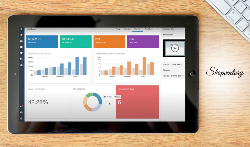 Shopventory dashboard