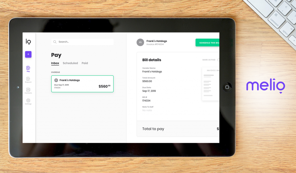 melio dashboard