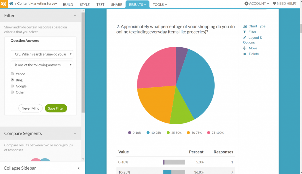 SurveyGizmo reporting