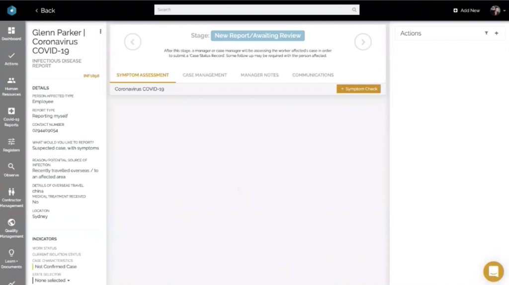 Donesafe Covid-19 App