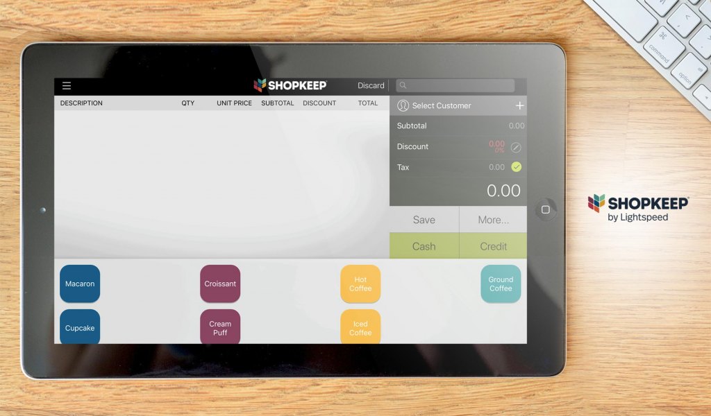 ShopKeep dashboard