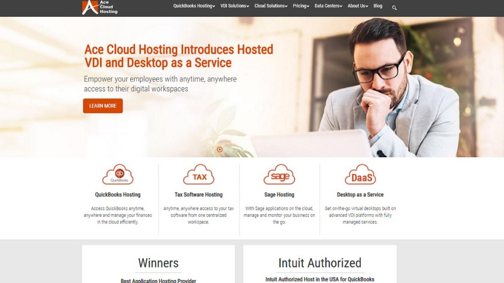 Ace Cloud Hosting VDI dashboard