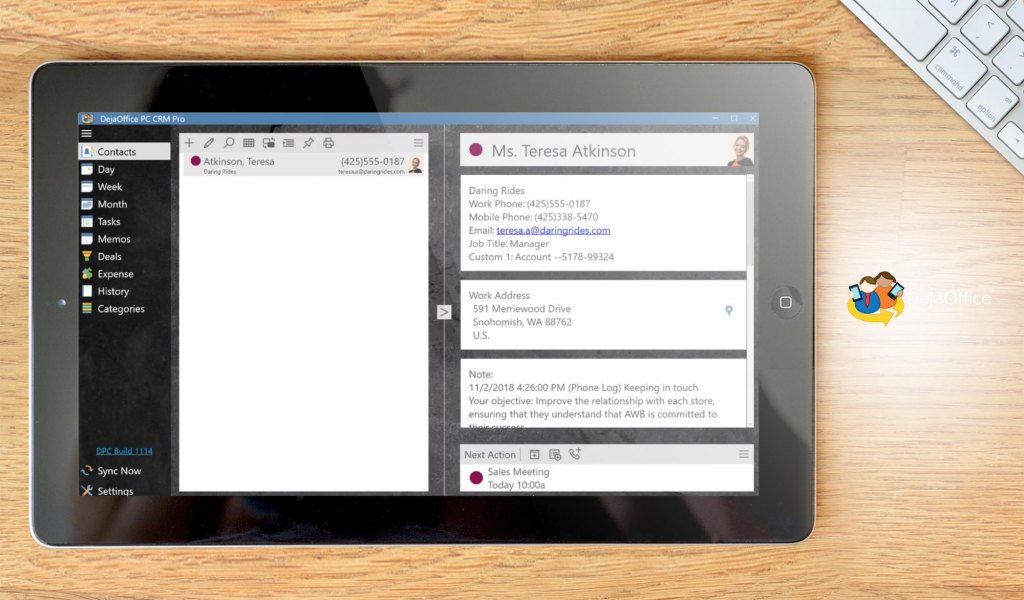 dejaoffice dashboard