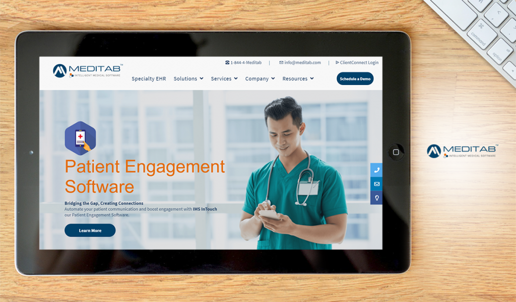 Meditab IMS dashboard