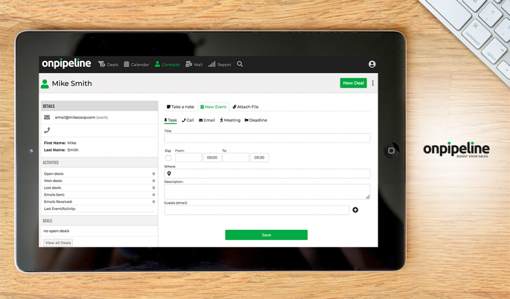 Onpipeline dashboard