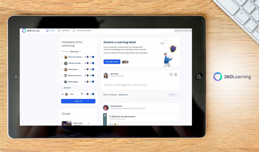 360 learning dashboard