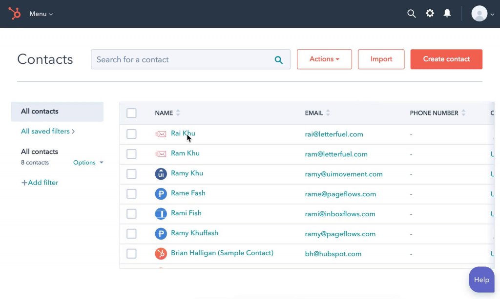 CRM Software - HubSpot