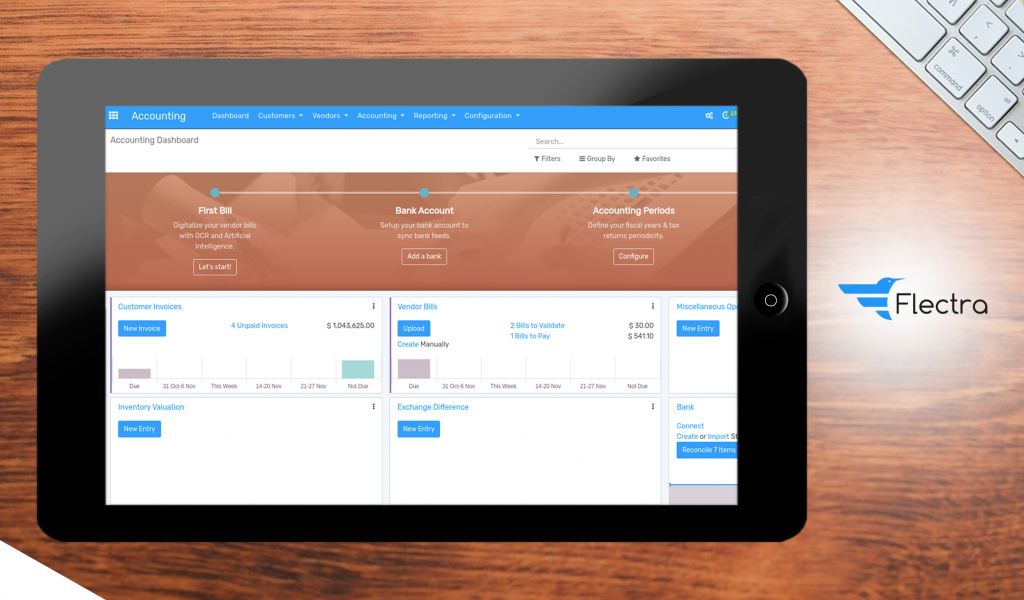 Flectra dashboard