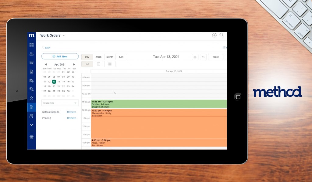 method crm dashboard