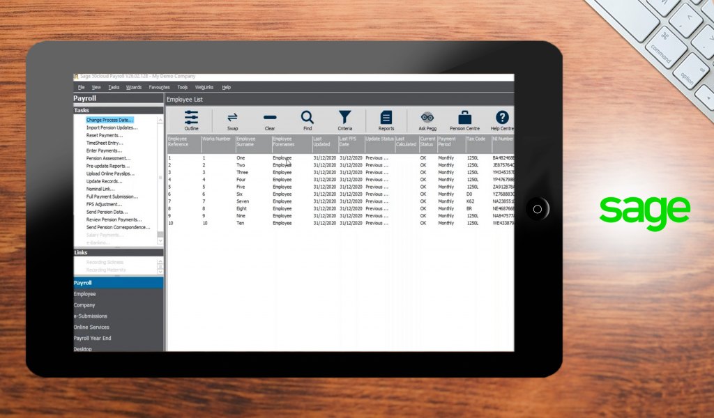 sage 50c dashboard
