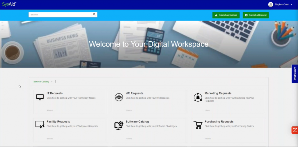 SysAid Agent Workspace