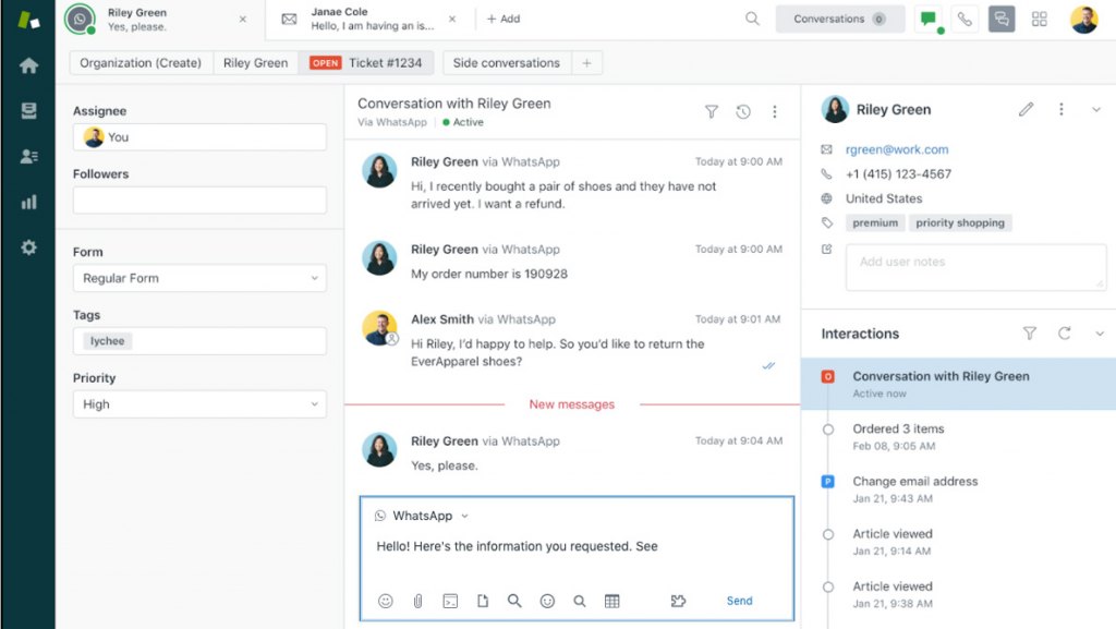 Communication: zendesk vs. salesforce