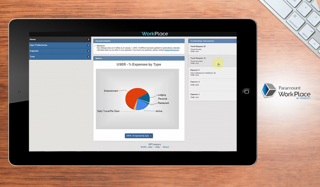 paramount workplace dashboard