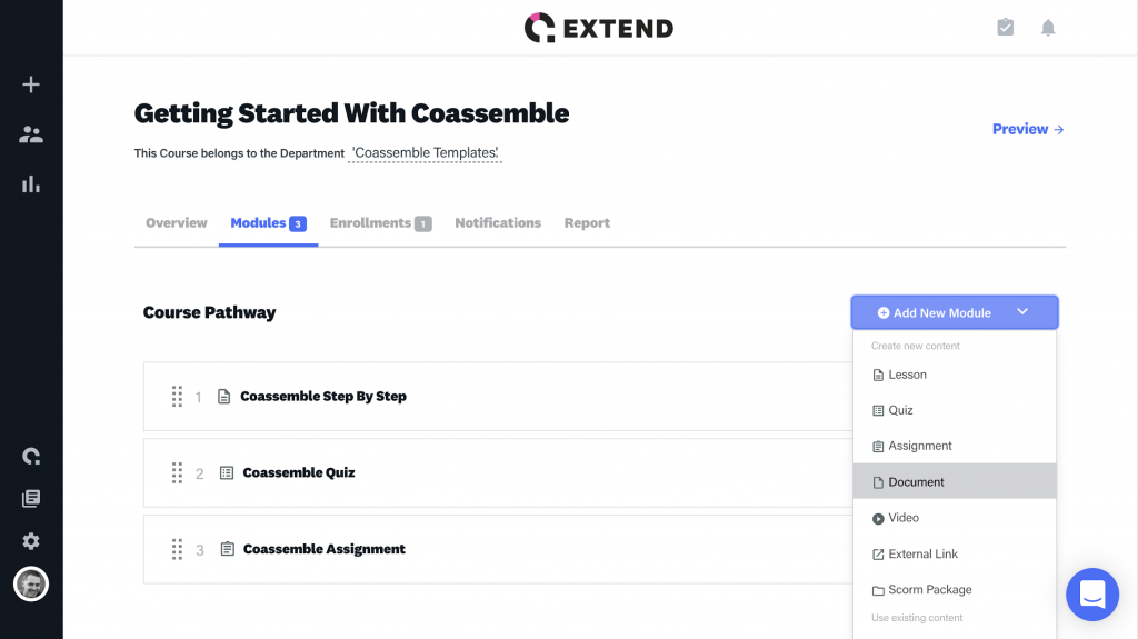Coassemble LMS