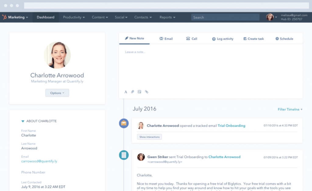 hubspot contact management