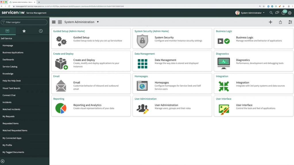 ServiceNow getting started