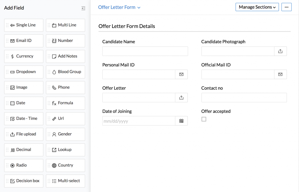 zoho onboarding process