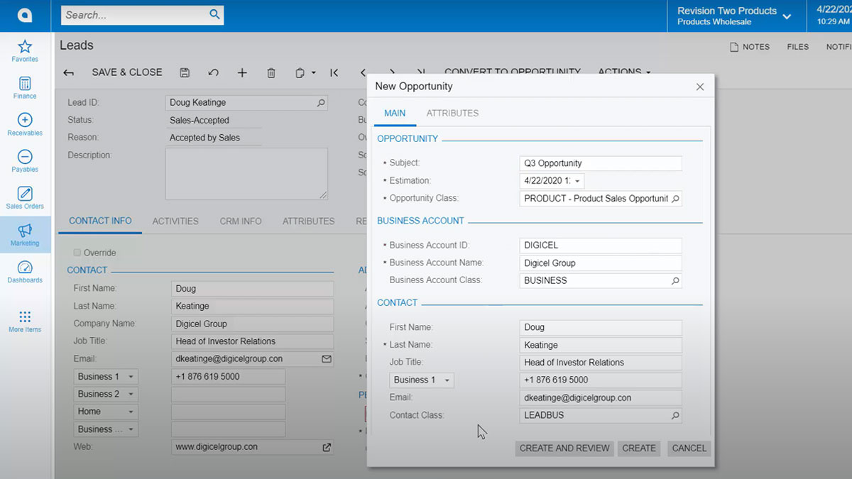 Acumatica-CRM