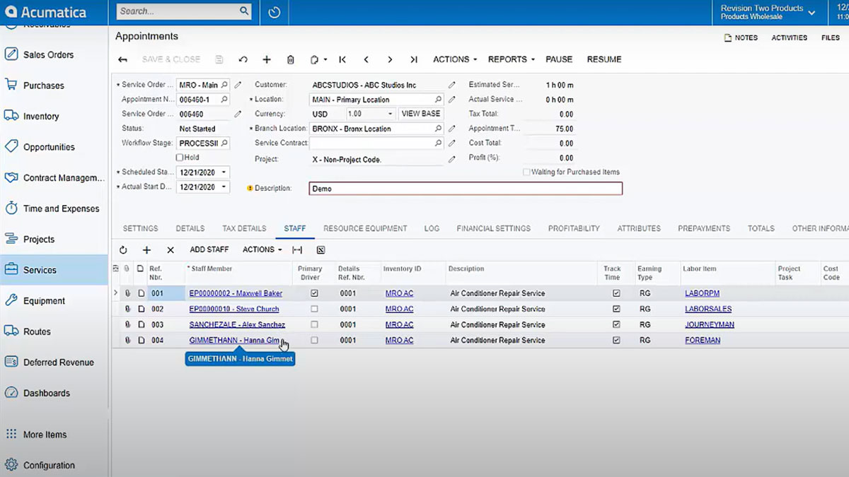 Acumatica-Field-Service