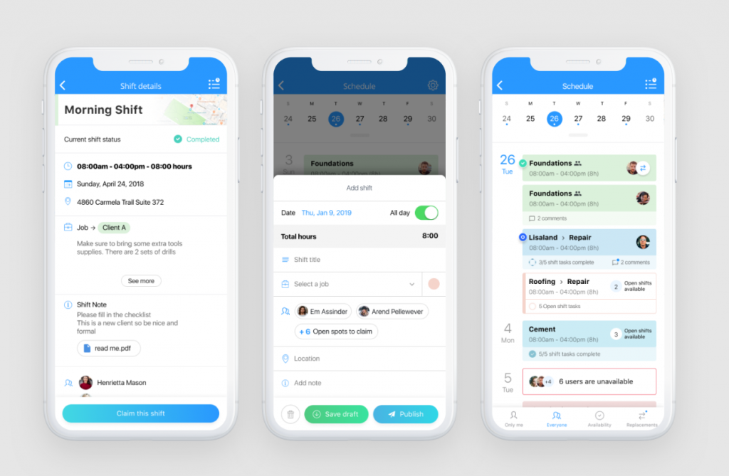 Connecteam Dashboard - Mobile Experience