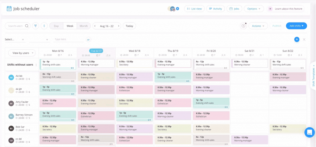 Connecteam Job Scheduler