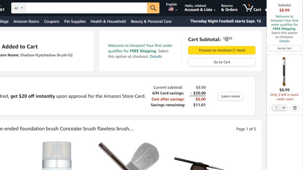 shopping cart best practice-upsell and cross-sell
