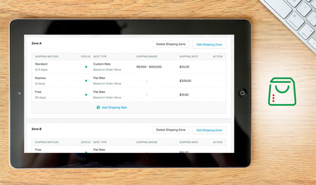 Zoho Commerce dashboard