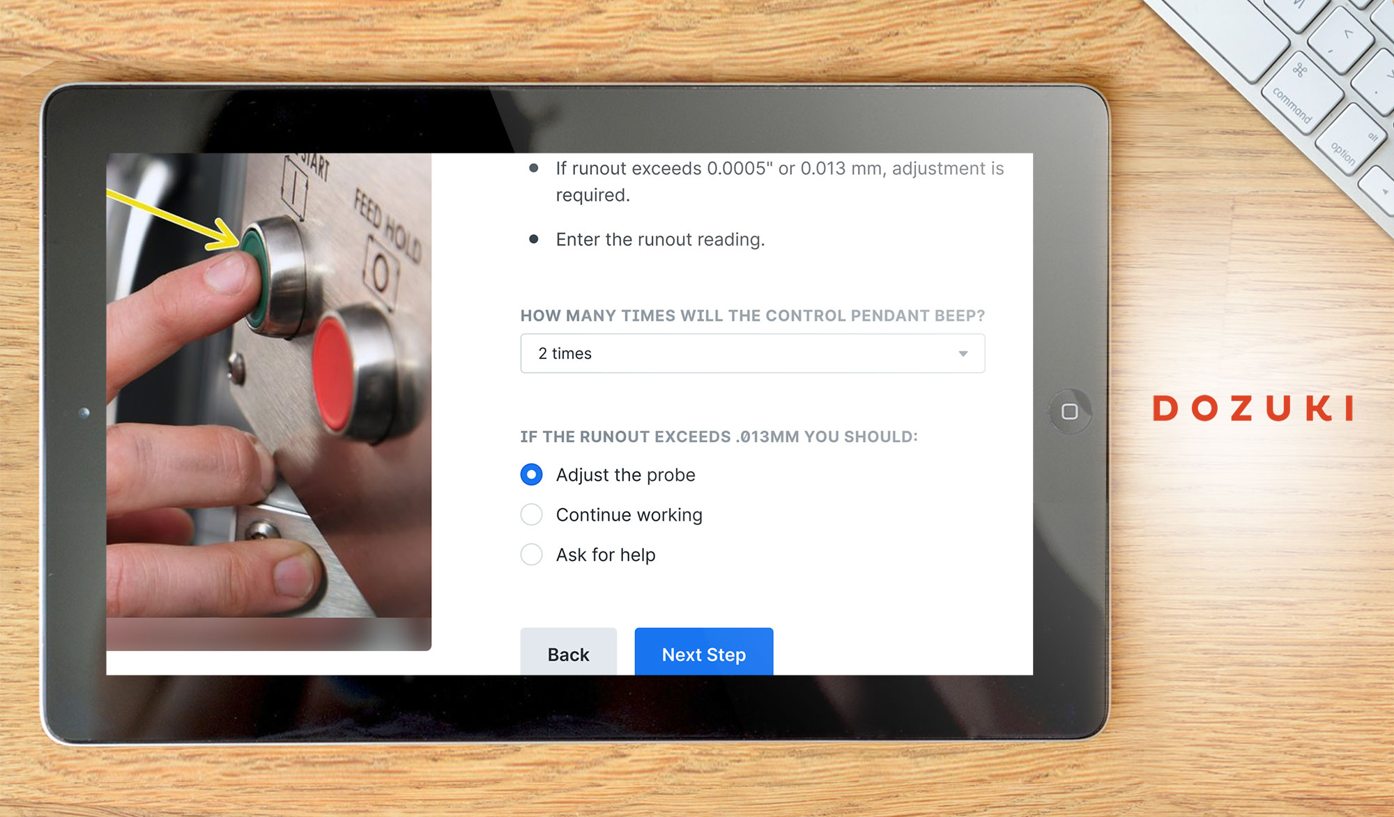 Dozuki Electronic Work Instruction dashboard