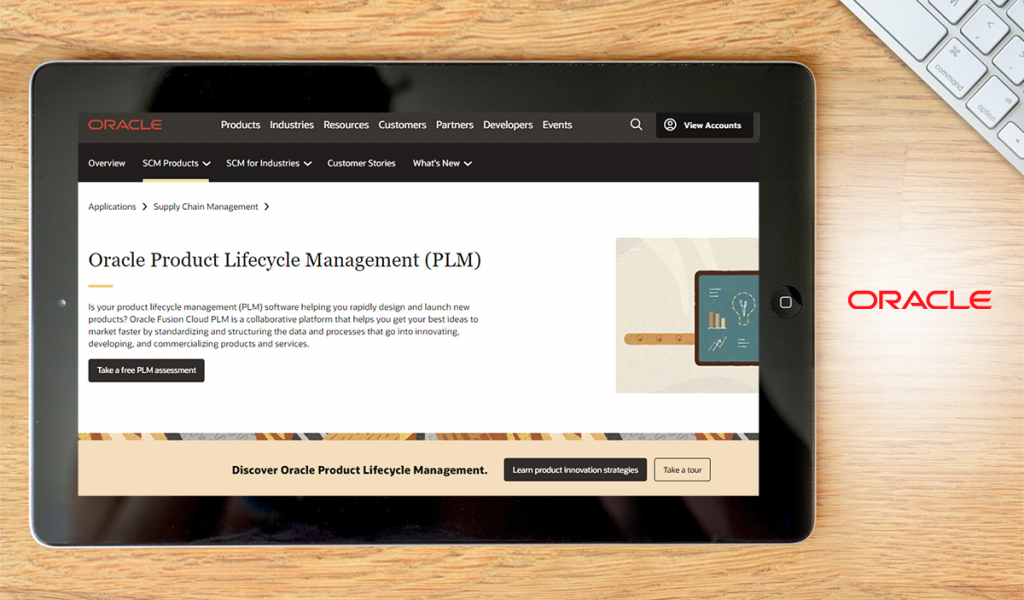 Oracle-agile-PLM dashboard