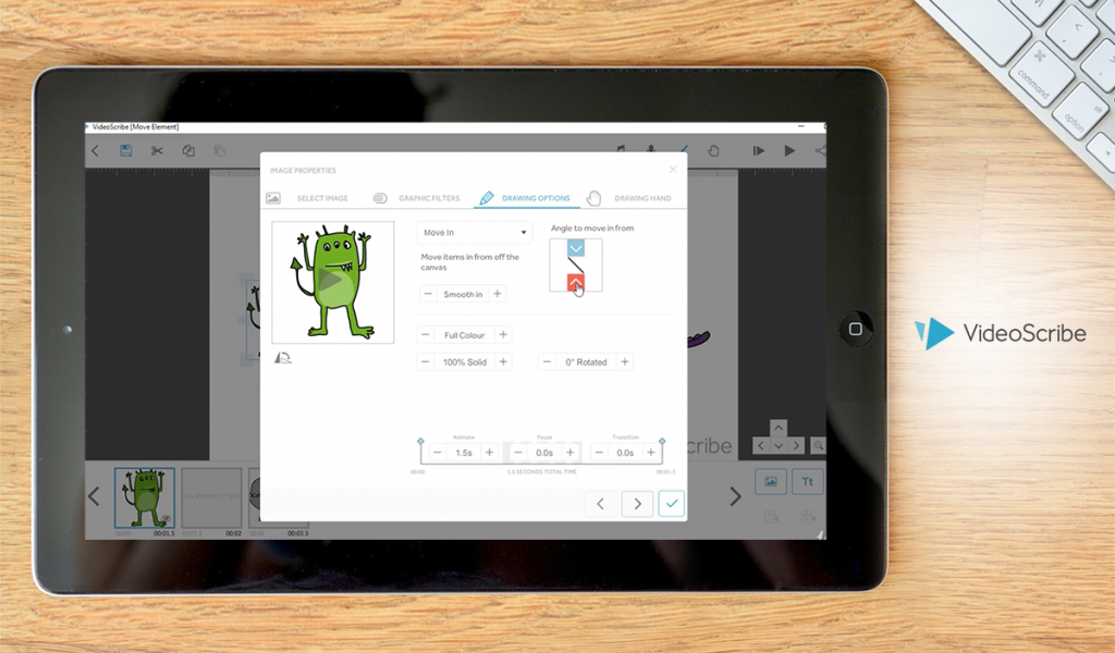 VideoScribe dashboard