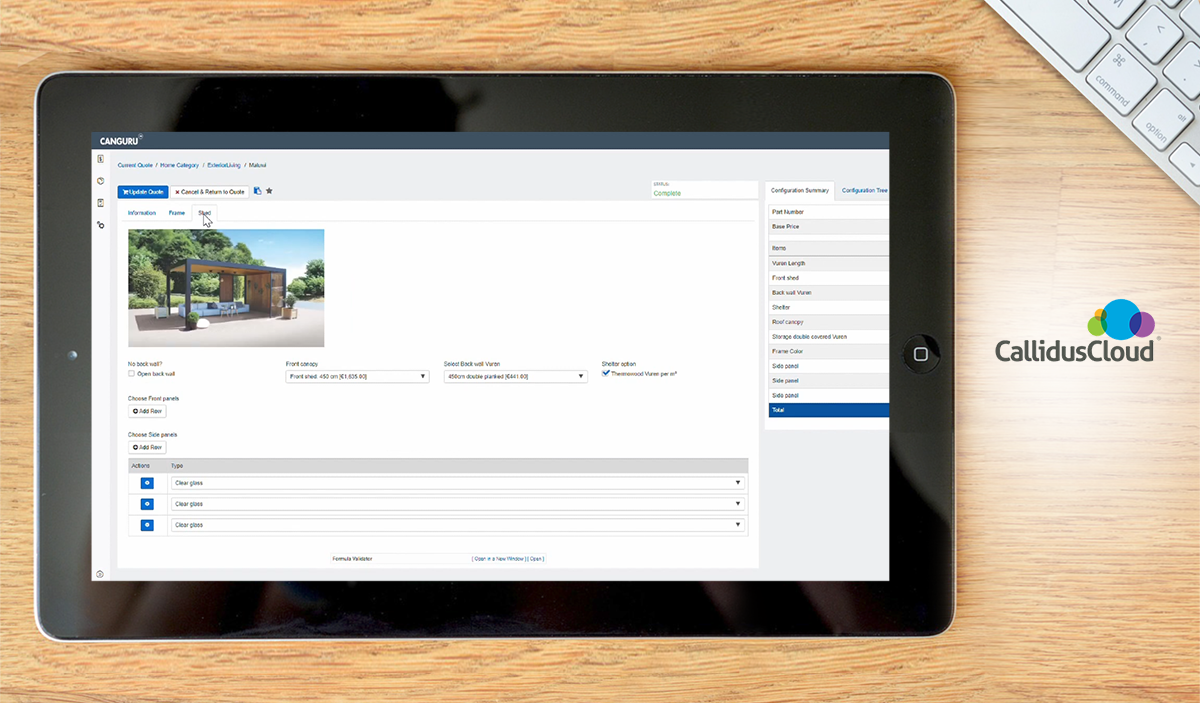 CallidusCloud CPQ dashboard