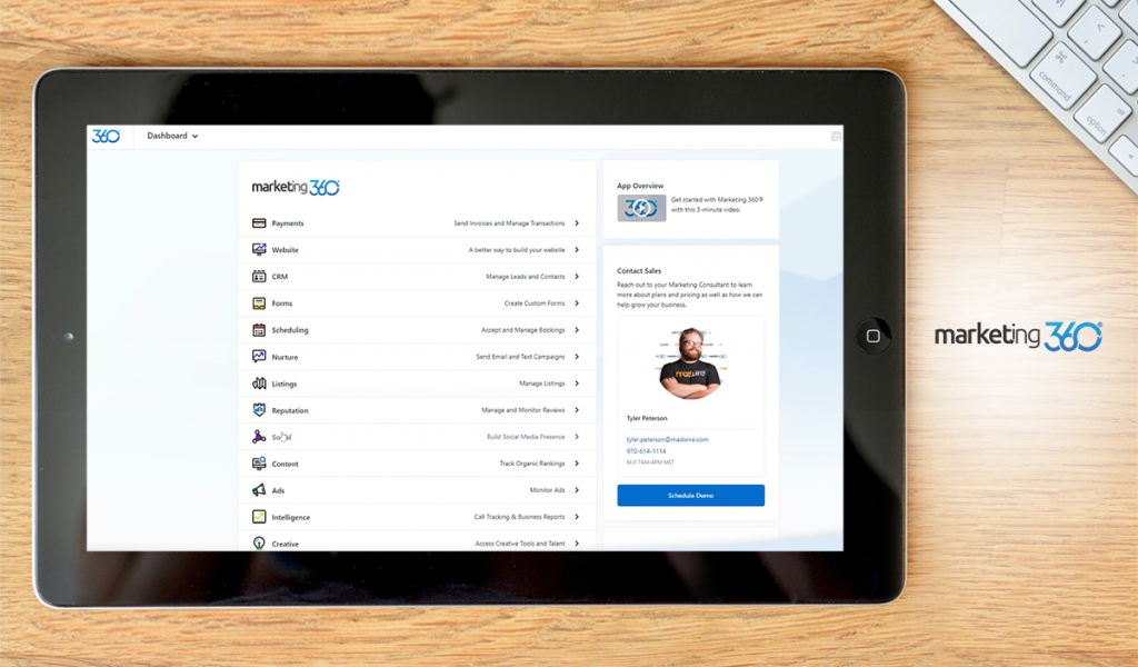 Marketing 360 dashboard