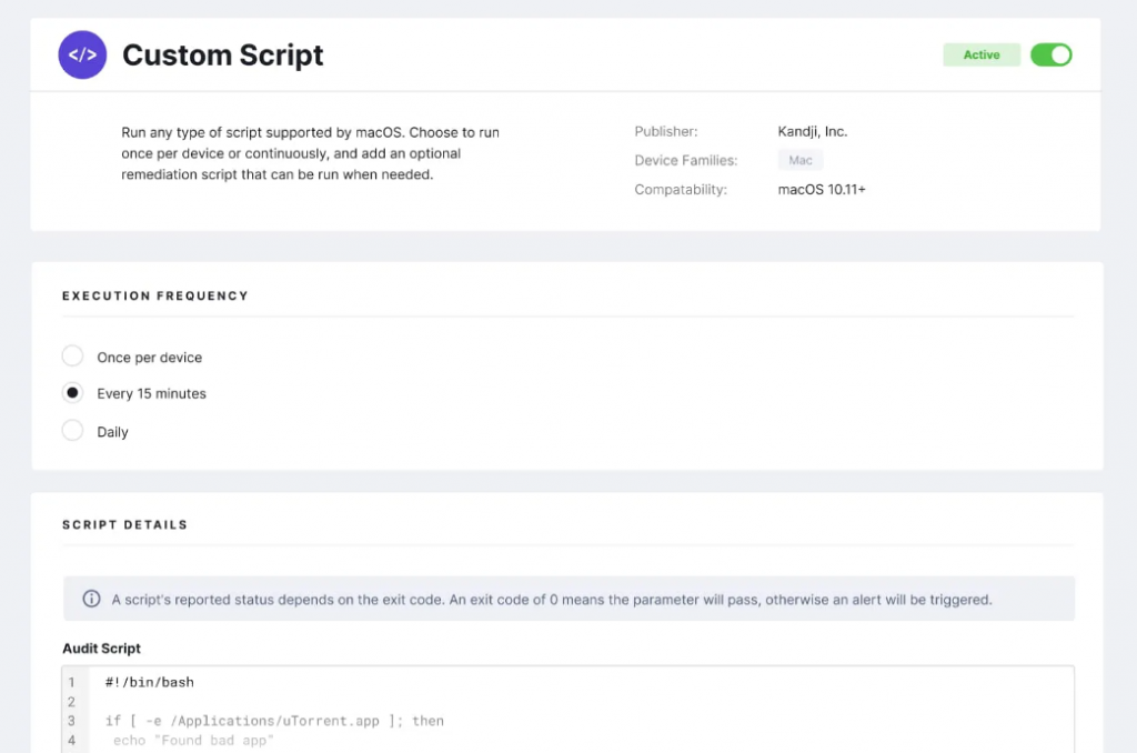 Kandji - Custom Scripts