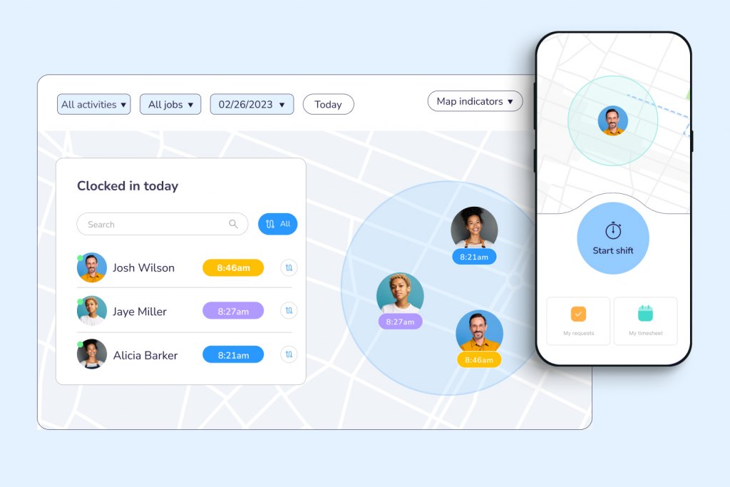 Connecteam clockin