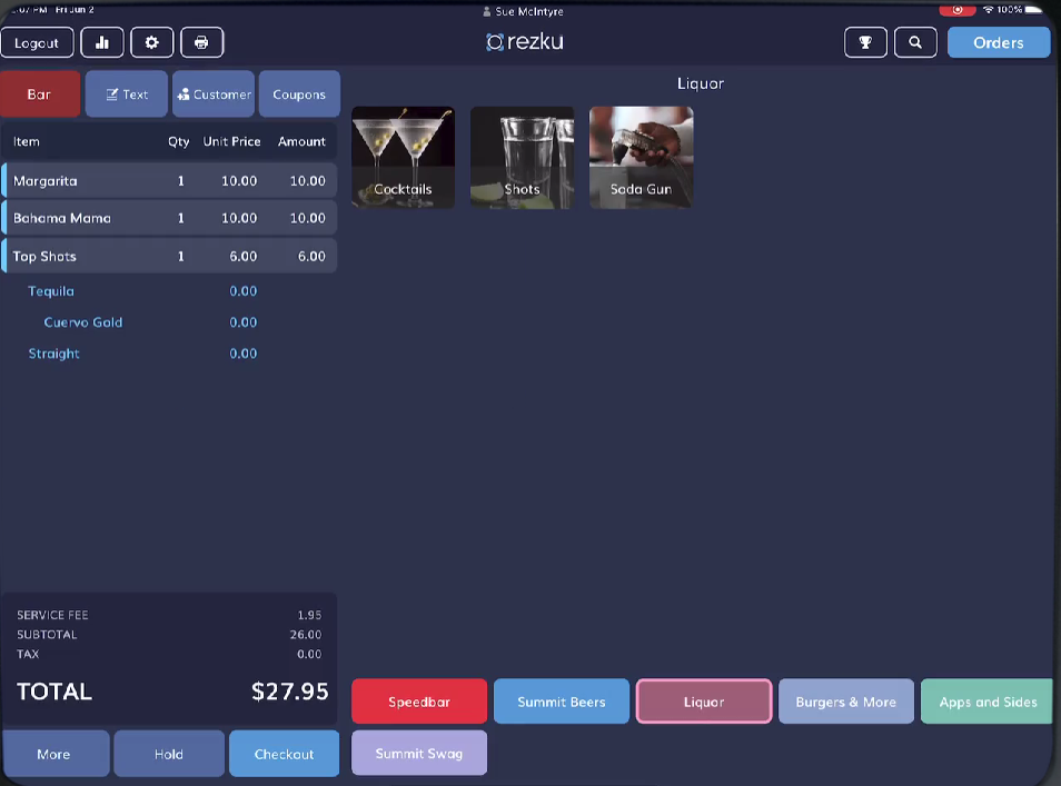 Rezku dashboard