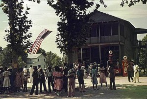 African-American converge as a community